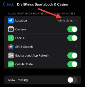 what is geolocation on draftkings